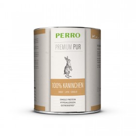 Pâtée pour Chien 'Premium Pur 100 % Lapin' | Perro - Boîte 800 g