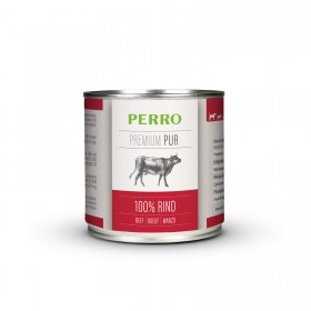 Pâtée pour Chien 'Premium Pur 100 % Bœuf' | Perro - Boîte de 200 g