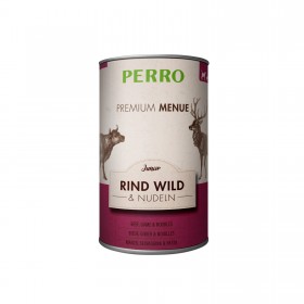Perro Patée Perro Premium Menue - Junior Boeuf, Gibier & Pâtes 185055