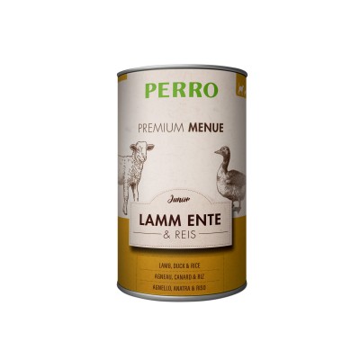 Perro Patée Perro Premium Menue - Junior Agneau, Canard & riz 185050