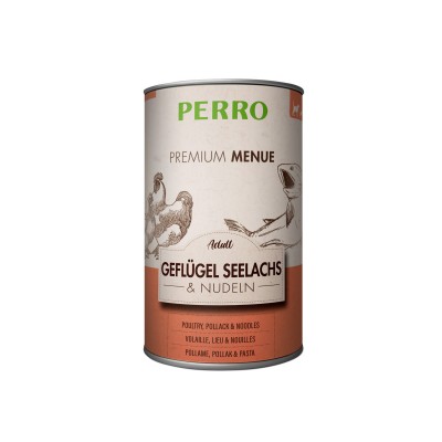 Perro Patée Perro Premium Menue - Adulte Volaille, Poisson & Pâtes ...