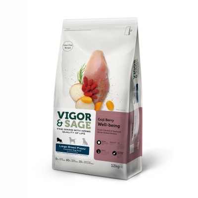 Vigor & Sage Croquettes Vigor & Sage - Baie de Goji, poulet & thé v...