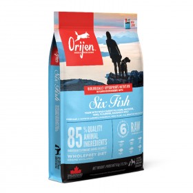 Croquettes aux 6 Poissons pour Chien Sans Céréales - Orijen Six Fish