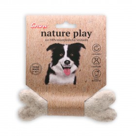 Os à mâcher Nature play pour Chien - Jouet en laine Corwex