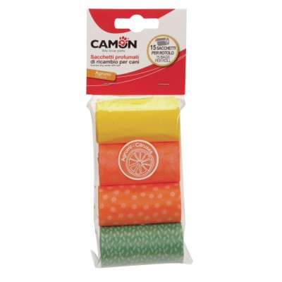 Sachets Ramasse-crottes parfumés aux Agrumes - Camon