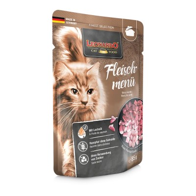 Pâtée Menu Viande pour Chat - Leonardo Finest Selection