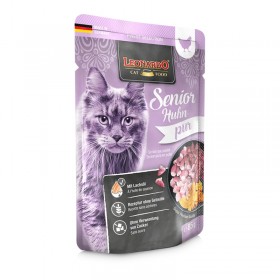 Pâtée Pur Poulet pour Chat Senior - Leonardo Finest Selection