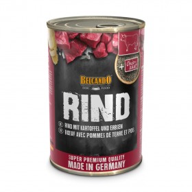 Pâtée au Boeuf avec Pomme de Terre & Pois pour Chien - Belcando