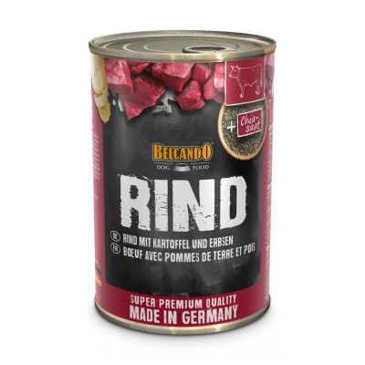 Pâtée au Boeuf avec Pomme de Terre & Pois pour Chien - Belcando