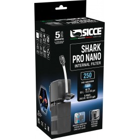 Filtre pour Aquarium "Shark PRO Nano" 250 | Sicce - Emballage