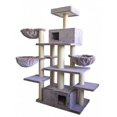 Arbre à Chat 'Temple' | Katzy - Brun