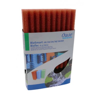 Mousse Rouge pour Filtre Bassin 'BioSmart 18/20/24/30/36000 et BioTec 5.1/10.1' | Oase