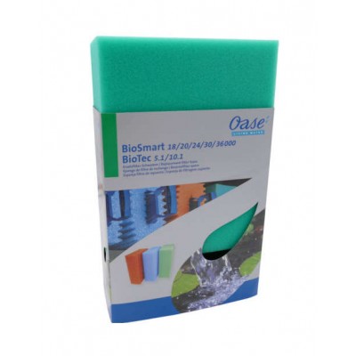 Mousse Verte pour Filtre Bassin 'BioSmart 18/20/24/30/36000 et BioTec 5.1/10.1' | Oase