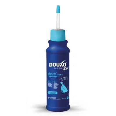 Nettoyant et Dégraissant Oreille Chien 'Skin & Coat Spa' | Douxo - Flacon 120 ml