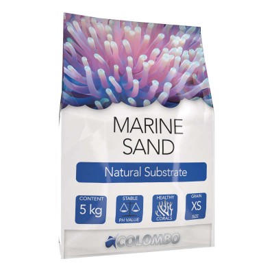 Sable pour Aquarium 'Marine Sand Natural Substrate XS' | Colombo - Sac de 5 kg
