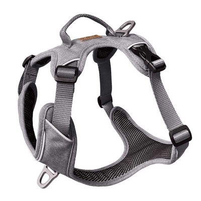 Harnais de Promenade pour Chien 'Momentum S' | Kyflie - Couleur Gris Urbain