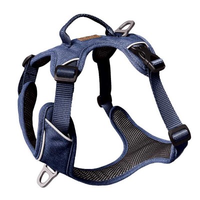 Harnais de Promenade pour Chien 'Momentum M' | Kyflie - Couleur Bleu Urbain