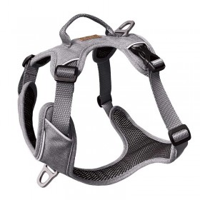 Harnais de Promenade pour Chien 'Momentum XL' | Kyflie - Couleur Gris Urbain