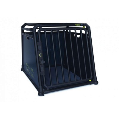 Cage de Voiture pour Chien 'Pro 3' Noir | 4Pets - Fermée
