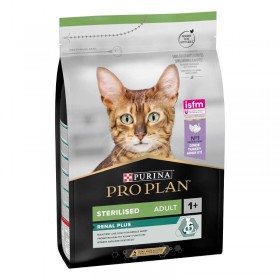 Croquette Chat 'Pro Plan Sterilised Adult Renal Plus' | Purina - Sac de 3 kg