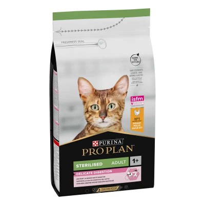 Croquette Chat 'Pro Plan Sterilised Adult Delicate Digestion' | Purina - Sac de 1,5 kg