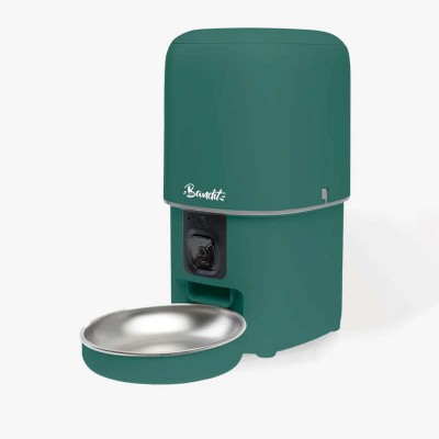 Distributeur de Croquettes Intelligent pour Chat | Bandit - Couleur Vert
