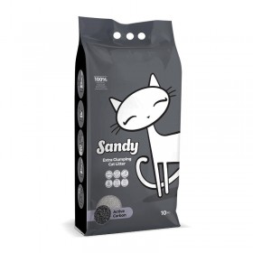 Litière pour Chat 'Sandy Extra Clumping Active Carbon' | Sandy - Sac de 10 kg