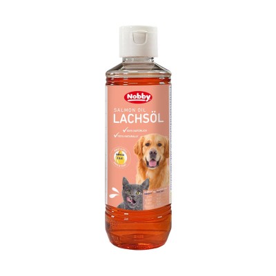 Complément Alimentaire Chien et Chat 'Huile de Saumon' | Nobby - 250 ml