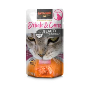 Soupe pour Chat au Poulet 'Drink & Care Beauty' | Leonardo - Sachet