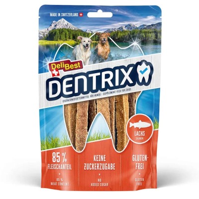 Friandise Dentaire Chien 'Dentrix Saumon' | DeliBest - Sachet 70 g
