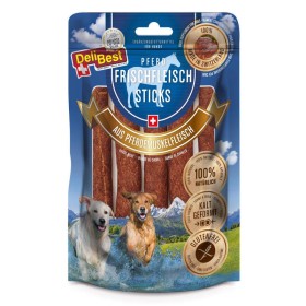 Friandise Chien 'Sticks de Viande de Cheval' | DeliBest - Emballage