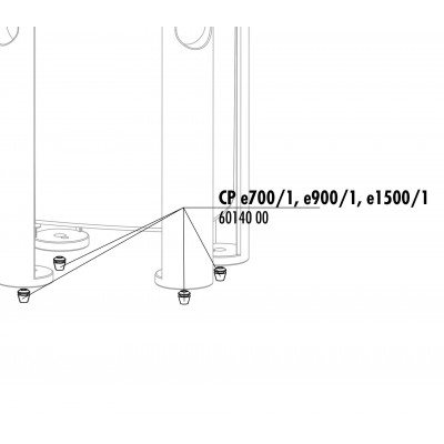 JBL JBL CP e4/7/9/1500/1,2 Butoir caoutchouc 6014000