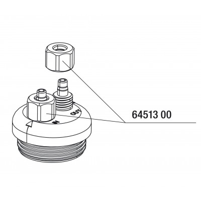 JBL JBL Écrou Tuyau Air/CO? 6451300