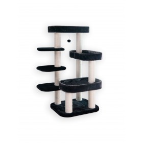 Arbre à Chat 'Sardine' | Katzy - Noir - Avant