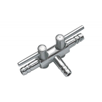 Hobby Robinet à air Hobby en métal 4/6 - 2 conduits 63340