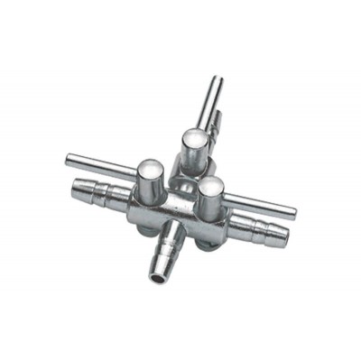 Hobby Robinet à air Hobby en métal 4/6 - 3 conduits 63350