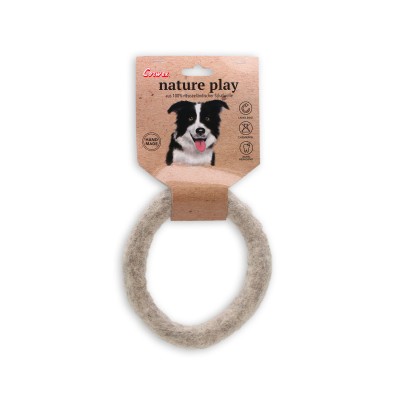 Corwex Anneau à mâcher Nature play - Jouet en laine Corwex 80404
