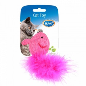 Duvo+ Souris en laine rose Cat Toy Duvo+ 1717021