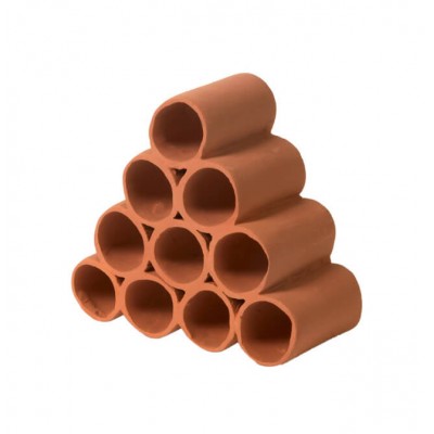 Hobby Décor en céramique Hobby Prawn Pyramid 4-3-2-1 red 41498